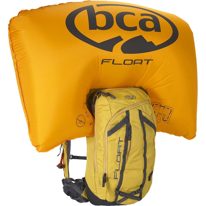 bca float 27 airbag pack yellow