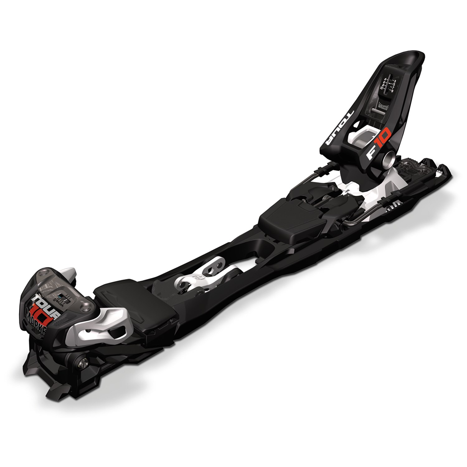 marker tour f10 large alpine touring ski bindings 2017 black white