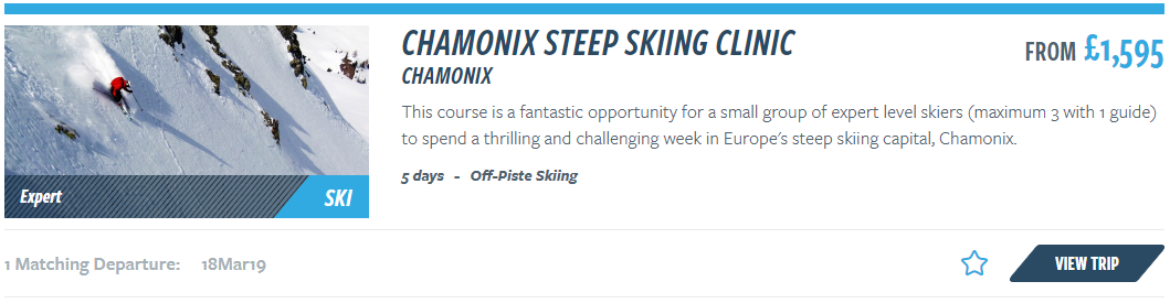 Chamonix Steep 2019