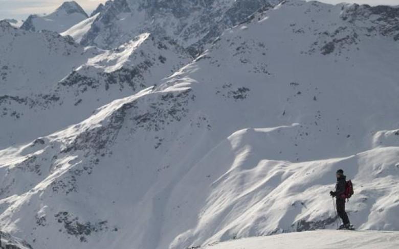 Eric enjoying the view in the Val d'Anniviers