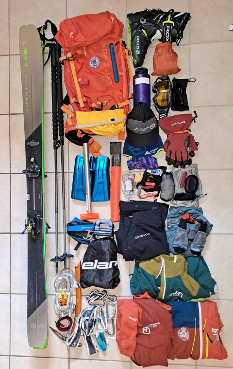 What’s in my ski touring Rucksack?